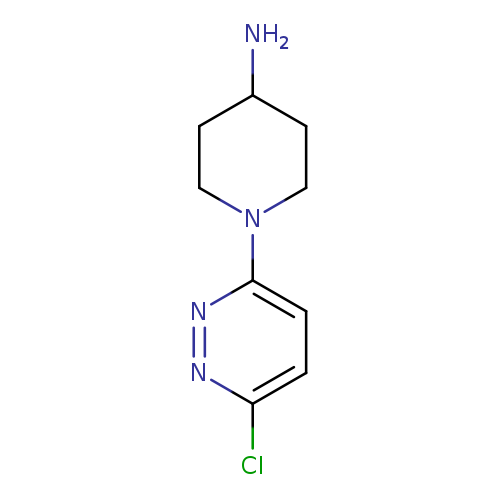 NC1CCN(CC1)c1ccc(nn1)Cl