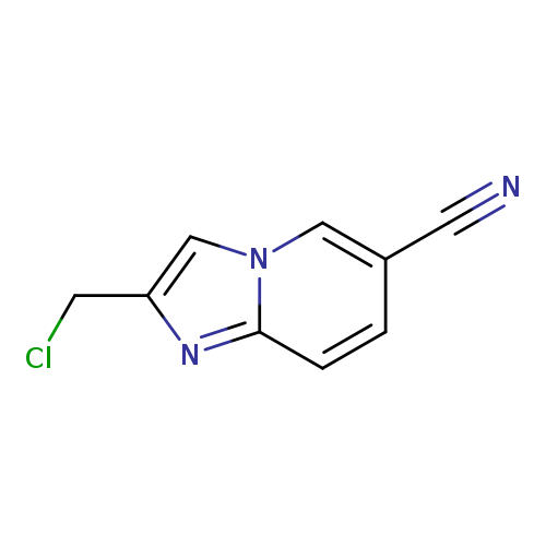 ClCc1nc2n(c1)cc(cc2)C#N