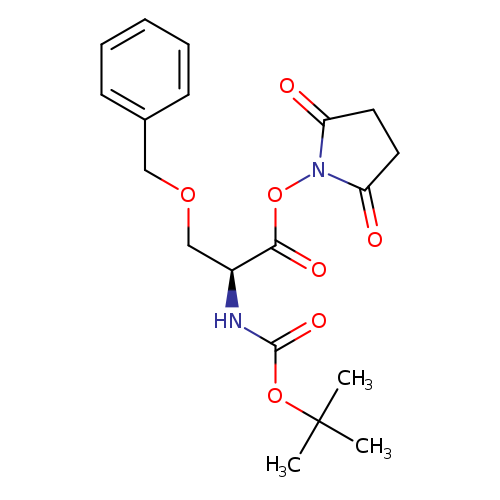 O=C([C@@H](NC(=O)OC(C)(C)C)COCc1ccccc1)ON1C(=O)CCC1=O