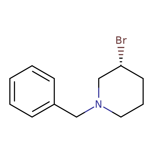 Br[C@@H]1CCCN(C1)Cc1ccccc1