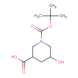 OC1CC(CN(C1)C(=O)OC(C)(C)C)C(=O)O