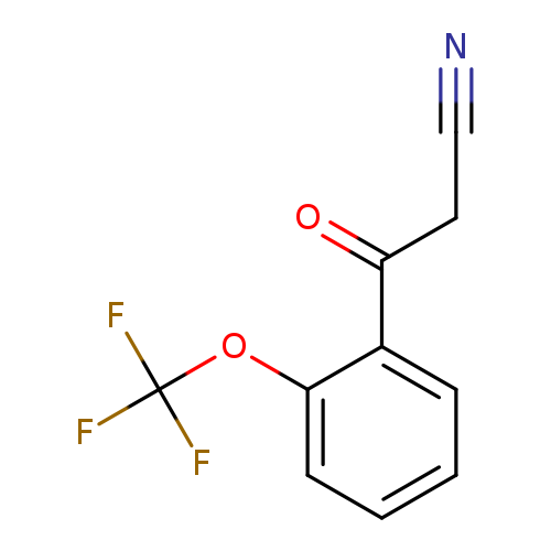 N#CCC(=O)c1ccccc1OC(F)(F)F