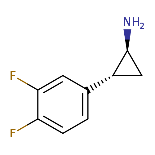 N[C@H]1C[C@@H]1c1ccc(c(c1)F)F