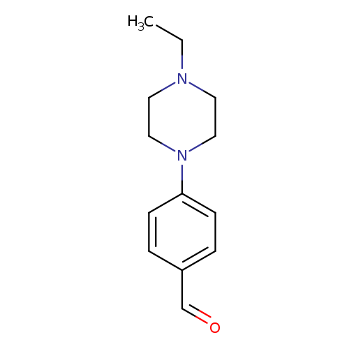 CCN1CCN(CC1)c1ccc(cc1)C=O