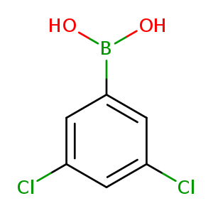 OB(c1cc(Cl)cc(c1)Cl)O