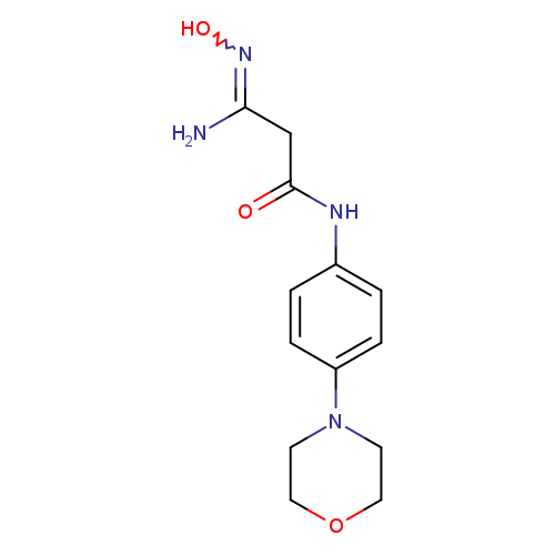ON=C(CC(=O)Nc1ccc(cc1)N1CCOCC1)N