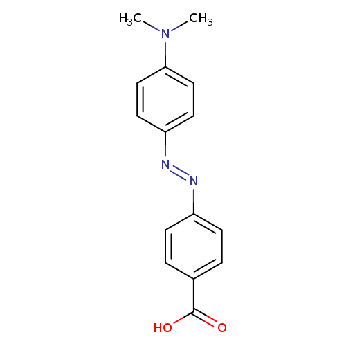 CN(c1ccc(cc1)/N=N/c1ccc(cc1)C(=O)O)C