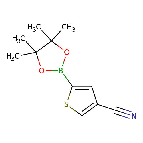 N#Cc1csc(c1)B1OC(C(O1)(C)C)(C)C
