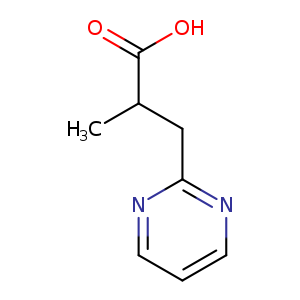 CC(C(=O)O)Cc1ncccn1