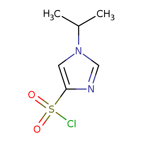 CC(n1cnc(c1)S(=O)(=O)Cl)C