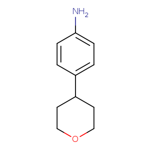 Nc1ccc(cc1)C1CCOCC1