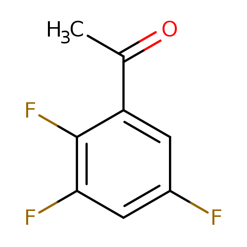 Fc1cc(F)c(c(c1)C(=O)C)F