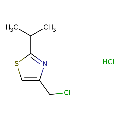 ClCc1csc(n1)C(C)C.Cl