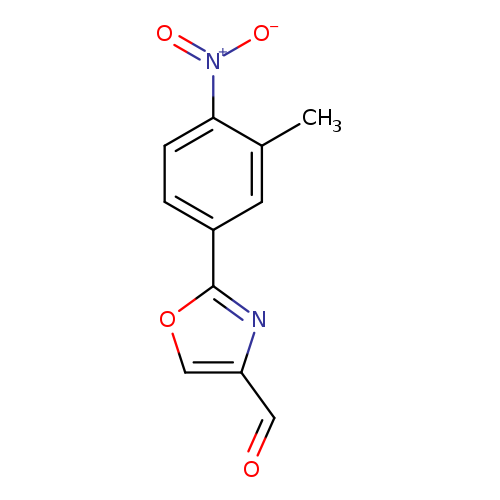 O=Cc1coc(n1)c1ccc(c(c1)C)[N+](=O)[O-]