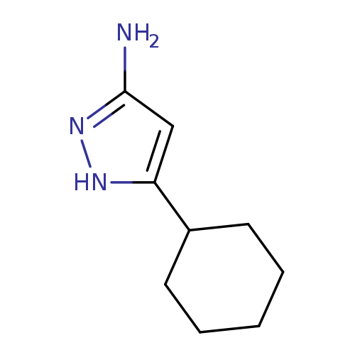 Nc1cc([nH]n1)C1CCCCC1