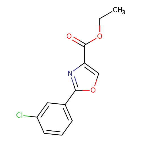 CCOC(=O)c1coc(n1)c1cccc(c1)Cl