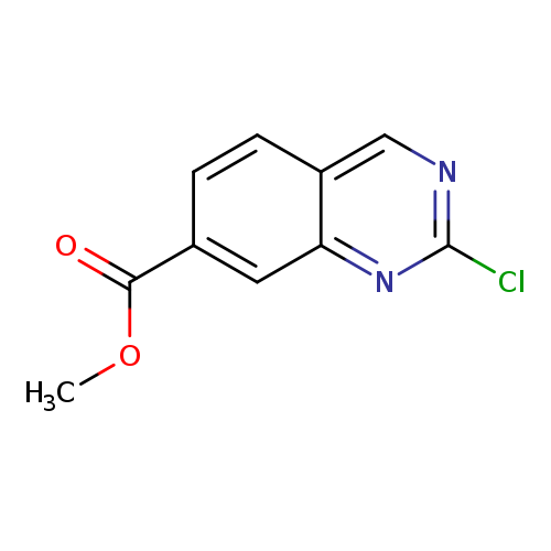 COC(=O)c1cc2nc(Cl)ncc2cc1