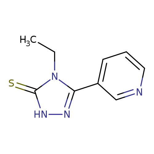 CCn1c(=S)[nH]nc1c1cccnc1