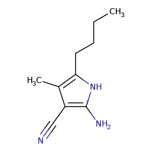 CCCCc1[nH]c(c(c1C)C#N)N
