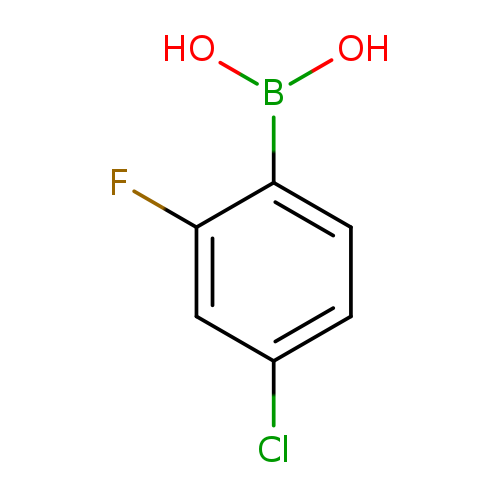 Clc1ccc(c(c1)F)B(O)O