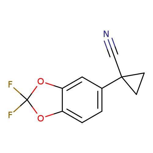 N#CC1(CC1)c1ccc2c(c1)OC(O2)(F)F