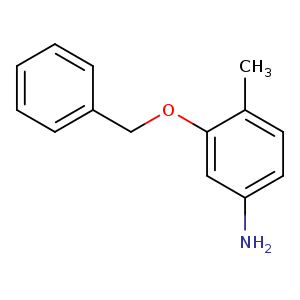 Nc1ccc(c(c1)OCc1ccccc1)C