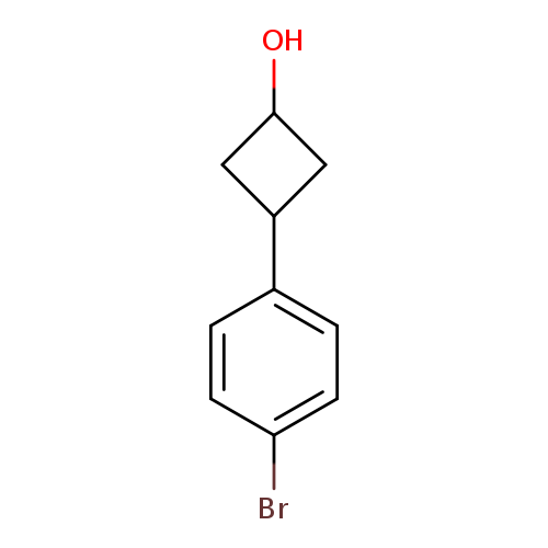 OC1CC(C1)c1ccc(cc1)Br
