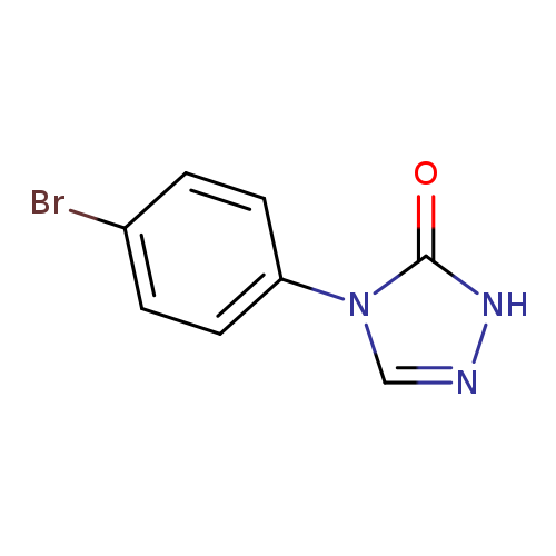 Brc1ccc(cc1)n1cn[nH]c1=O