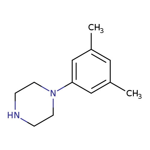 Cc1cc(cc(c1)C)N1CCNCC1