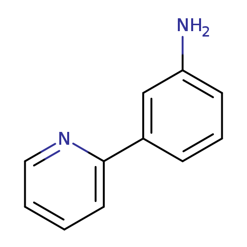 Nc1cccc(c1)c1ccccn1