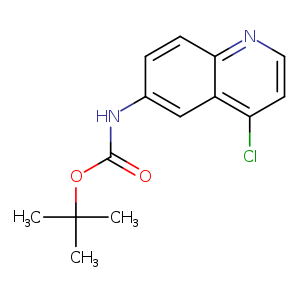 O=C(OC(C)(C)C)Nc1ccc2c(c1)c(Cl)ccn2