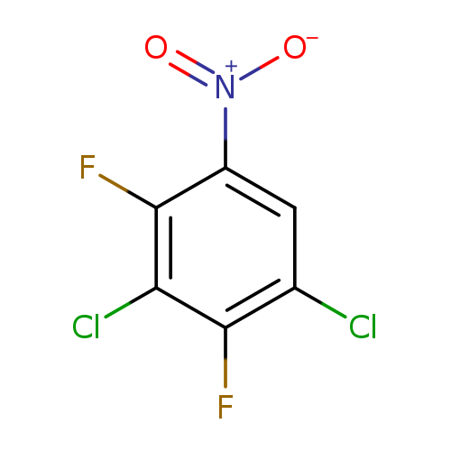 Clc1cc([N+](=O)[O-])c(c(c1F)Cl)F