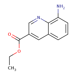 CCOC(=O)c1cnc2c(c1)cccc2N