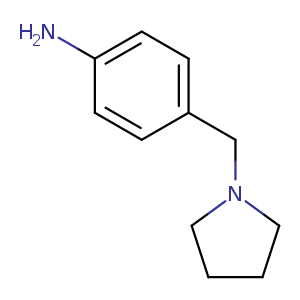 Nc1ccc(cc1)CN1CCCC1