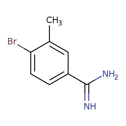 NC(=N)c1ccc(c(c1)C)Br