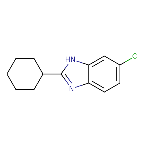 Clc1ccc2c(c1)[nH]c(n2)C1CCCCC1