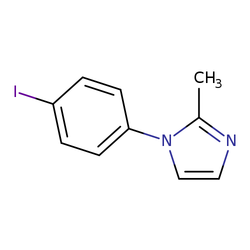 Ic1ccc(cc1)n1ccnc1C