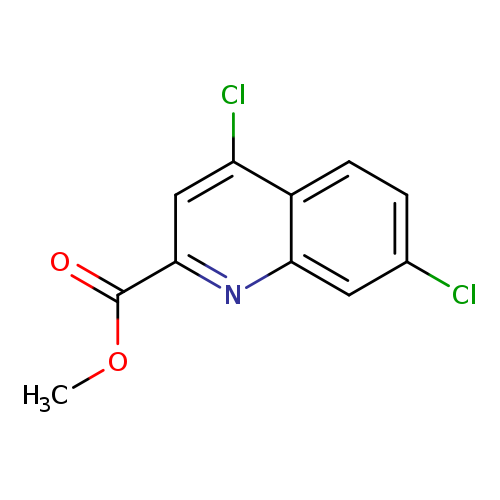 COC(=O)c1cc(Cl)c2c(n1)cc(cc2)Cl
