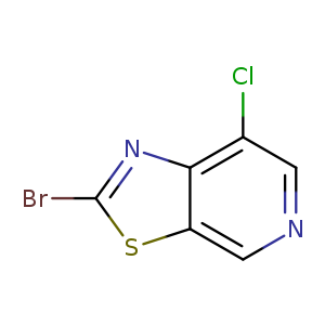 Brc1sc2c(n1)c(Cl)cnc2