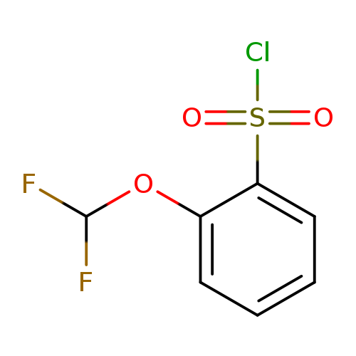 FC(Oc1ccccc1S(=O)(=O)Cl)F