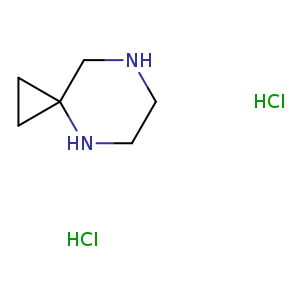 C1CNC2(CN1)CC2.Cl.Cl
