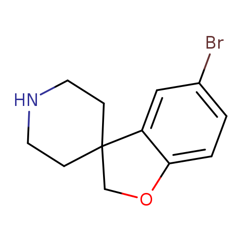 Brc1ccc2c(c1)C1(CCNCC1)CO2