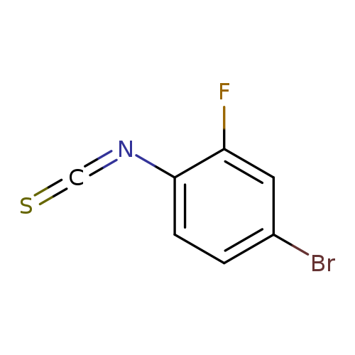 S=C=Nc1ccc(cc1F)Br