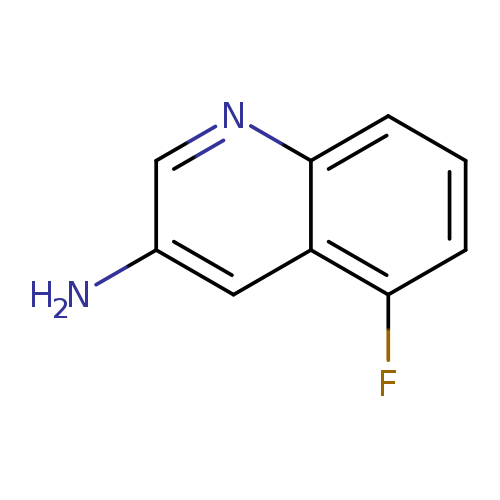 Nc1cnc2c(c1)c(F)ccc2