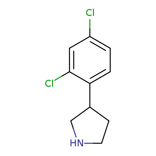 Clc1ccc(c(c1)Cl)C1CNCC1