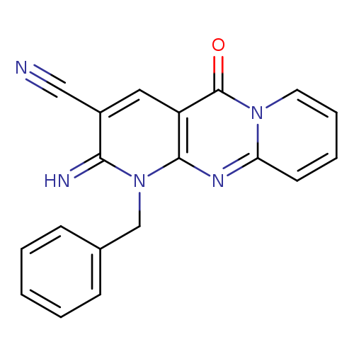 N#Cc1cc2c(n(c1=N)Cc1ccccc1)nc1n(c2=O)cccc1