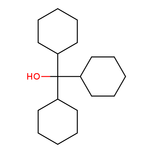 OC(C1CCCCC1)(C1CCCCC1)C1CCCCC1