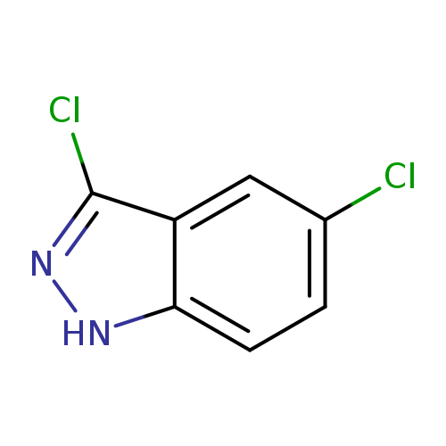 Clc1ccc2c(c1)c(Cl)n[nH]2