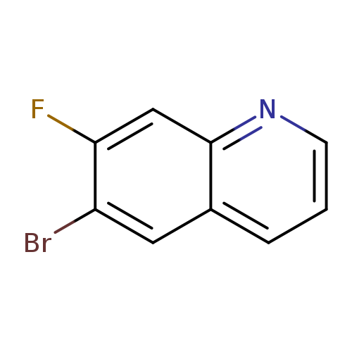 Brc1cc2cccnc2cc1F