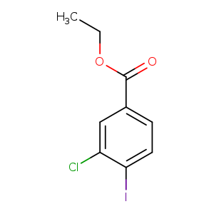 CCOC(=O)c1ccc(c(c1)Cl)I